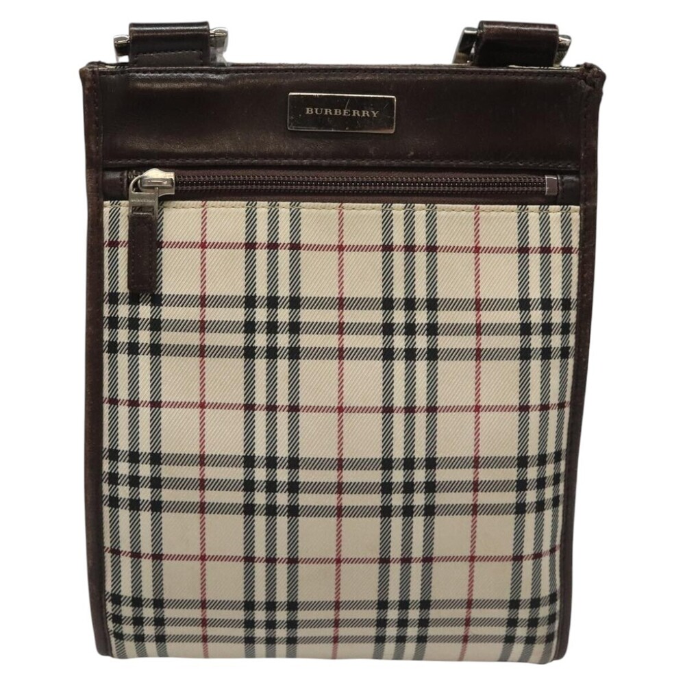Burberry Nova check Canvas and Leather